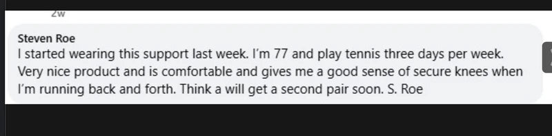 Tennis customer comment 3